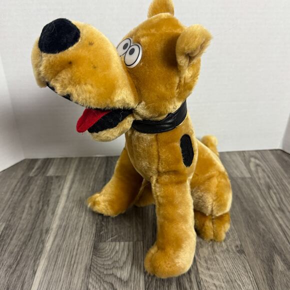Scooby-Doo Plush Dog Stuffed Animal Brown Black Collar 12” Lucky Toys Cartoon - Picture 2 of 4